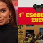 Anitta se Emociona ao Participar da Inauguração de Escola em Angola